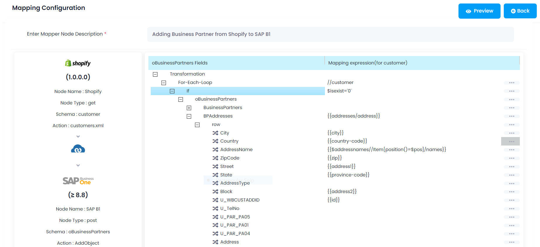sourcedestination-mapping