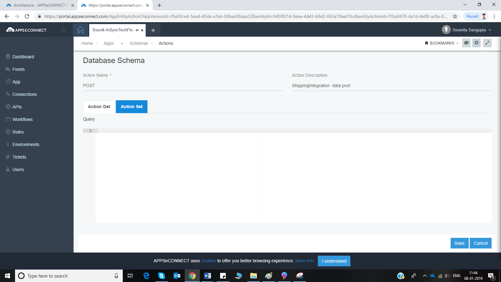 Post Operation Action