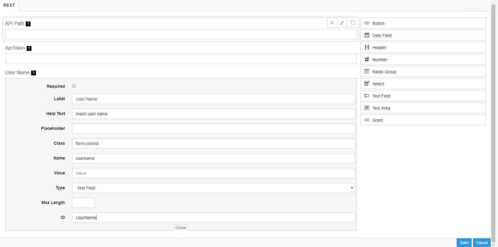 Credential User Interface